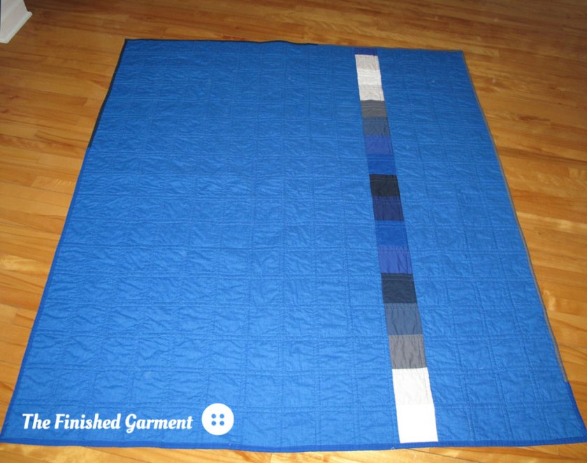 Bue Cross Quilt by Shannon of The Finished Garment