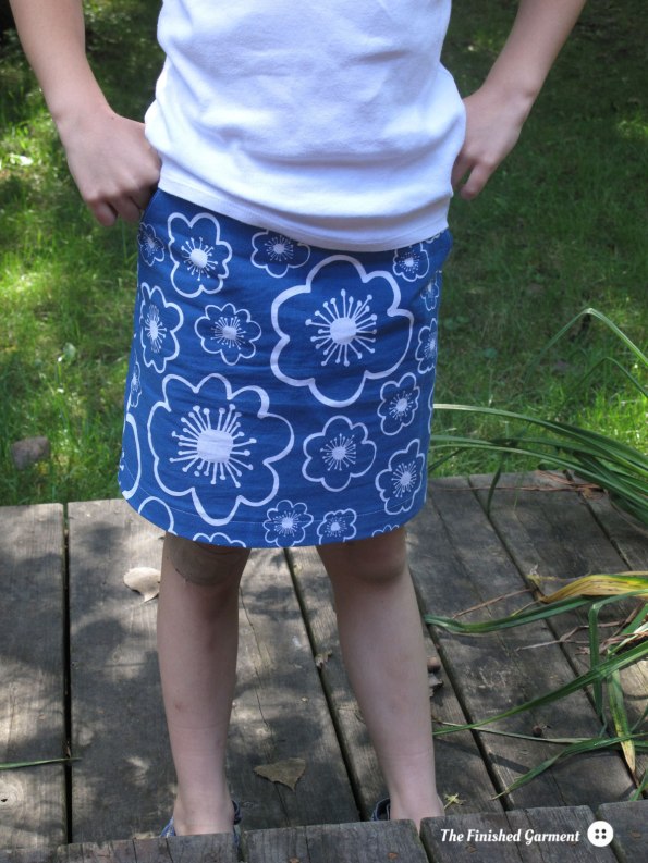 The Sunday Brunch A-line Skirt sewing pattern by Oliver + S, as sewn by The Finished Garment