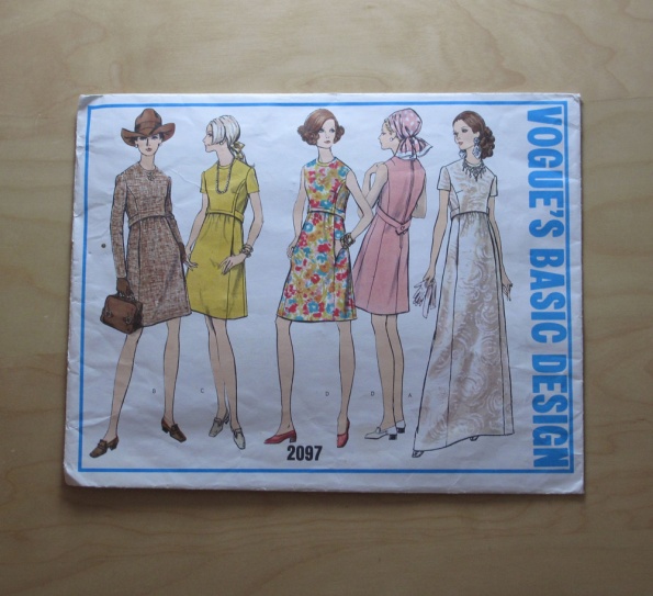 Vogue 2097 Misses' One-Piece Dress