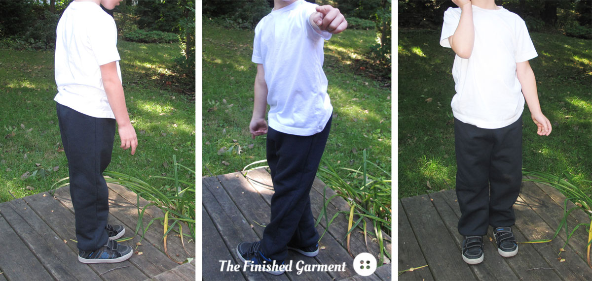 The Retro Sweatpants pattern by Elegance & Elephants, as sewn by The Finished Garment.