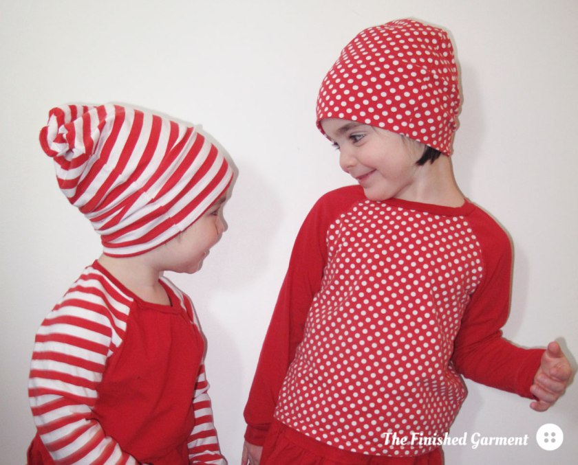 Slouch beanie sewing pattern from Brindille & Twig, sewn by The Finished Garment.