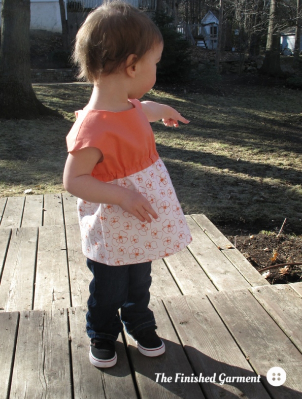 The Roller Skate Tunic sewing pattern by Oliver + S, sewn by The Finished Garment.