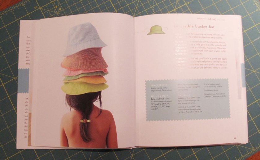 Bucket Hats in Oliver + S Little Things to Sew