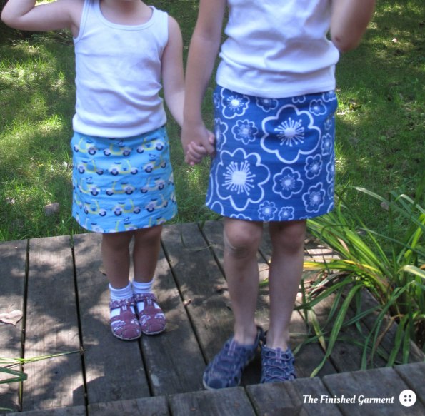 The Sunday Brunch A-line Skirt sewing pattern by Oliver + S, as sewn by The Finished Garment