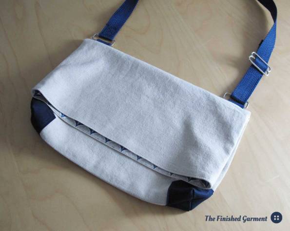 A simple bag from a Japanese pattern book, sewn by The Finished Garment