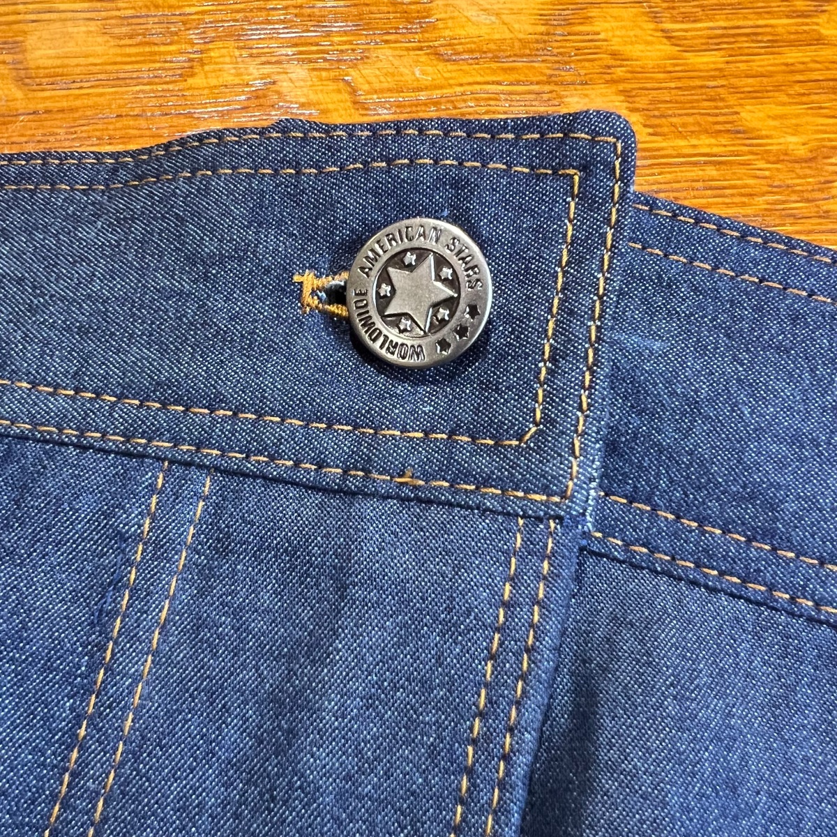 Vintage 80s Pants: Late 80s or early 90s -Lawman- Womens slightly faded  blue cotton denim highwaisted denim jeans pants with zipper fly closure  with button. Front scoop pockets and no rear pockets.